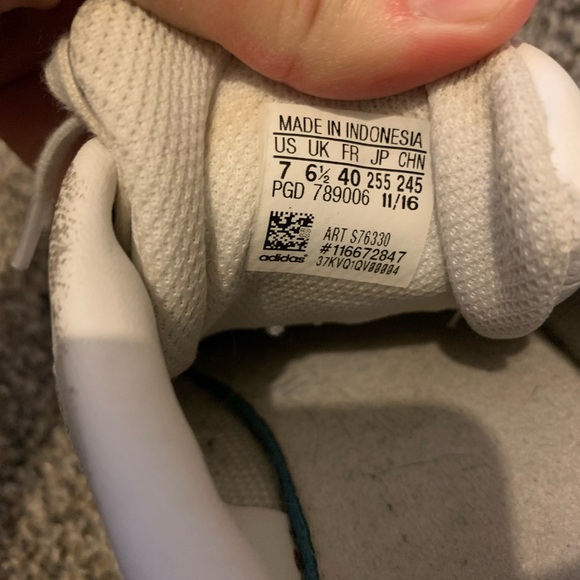 adidas Stan Smith Triple J White Sneakers - Picture 5 of 9